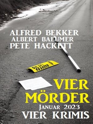 cover image of Vier Mörder Januar 2023